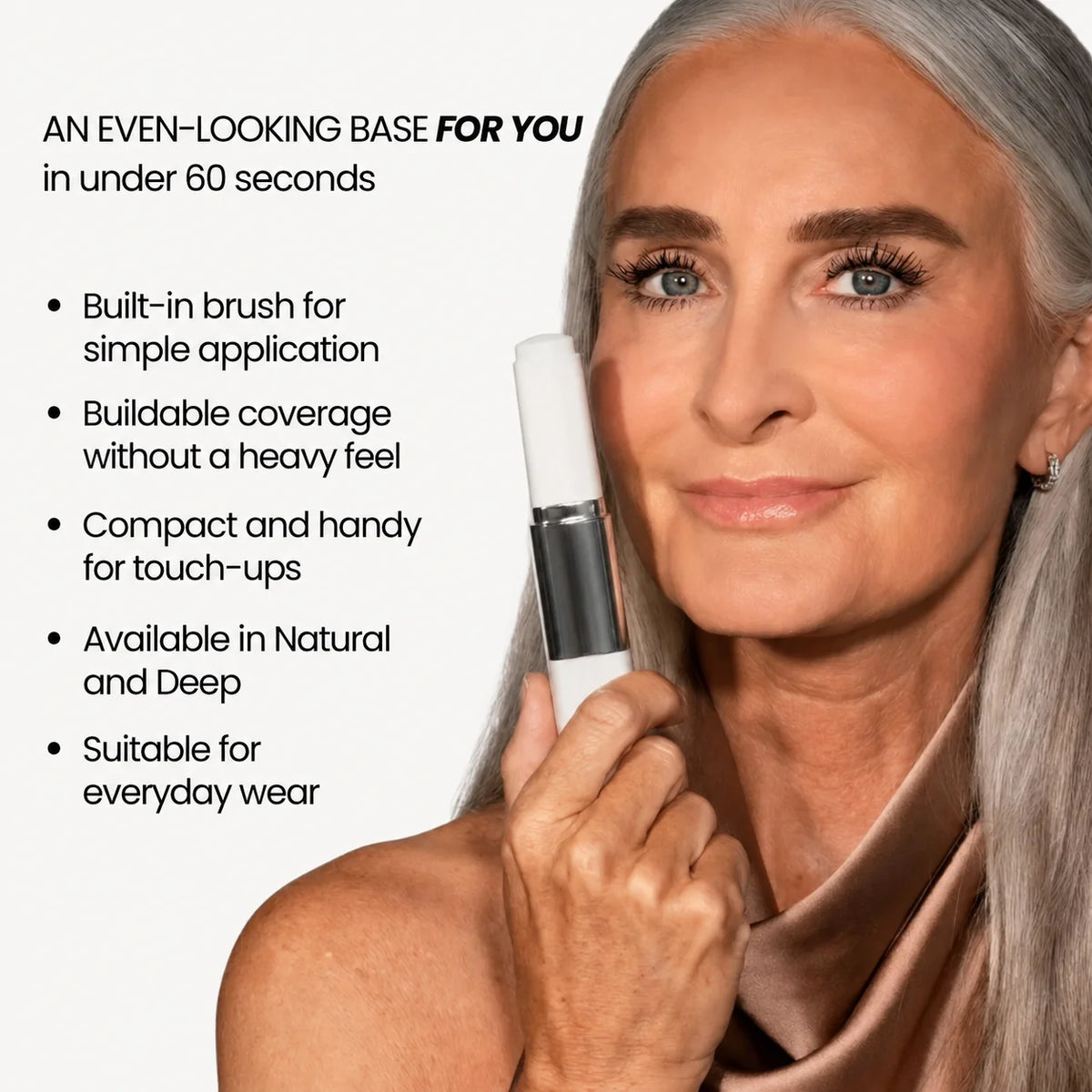 Foundation Colour-Adapting Built-In Brush Compact