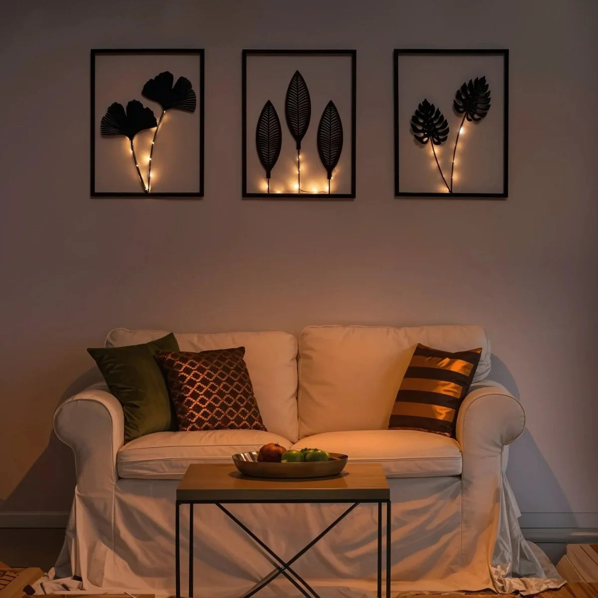 Frame Lamp Set Color-Changing LED Set of 3