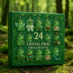 Frog Advent Calendar Crystal Figurines Set of 24