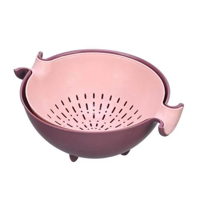Fruit And Vegetable Colander Double-Layer Stackable