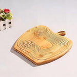 Fruit Basket Bamboo Foldable Space-Saving