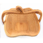Fruit Basket Bamboo Foldable Space-Saving