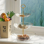 Fruit Bowl Rack Tiered Space-Saving PET Storage