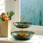 Fruit Bowl Rack Tiered Space-Saving PET Storage