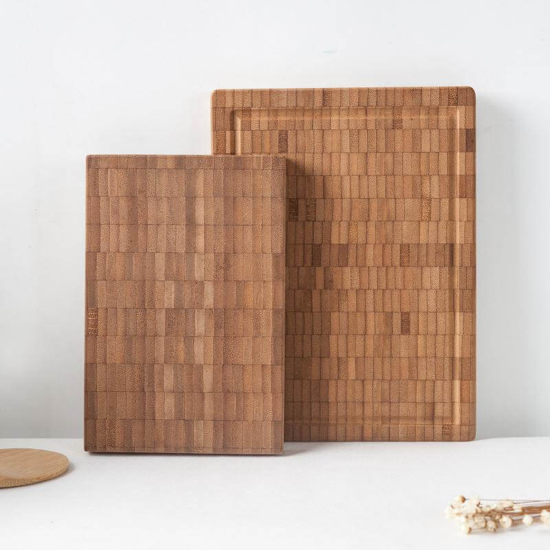 Fruit Cutting Board Bamboo Thick Design for Prep & Serving