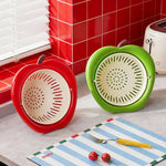 Fruit Drain Basket Double-Layer Removable Strainer