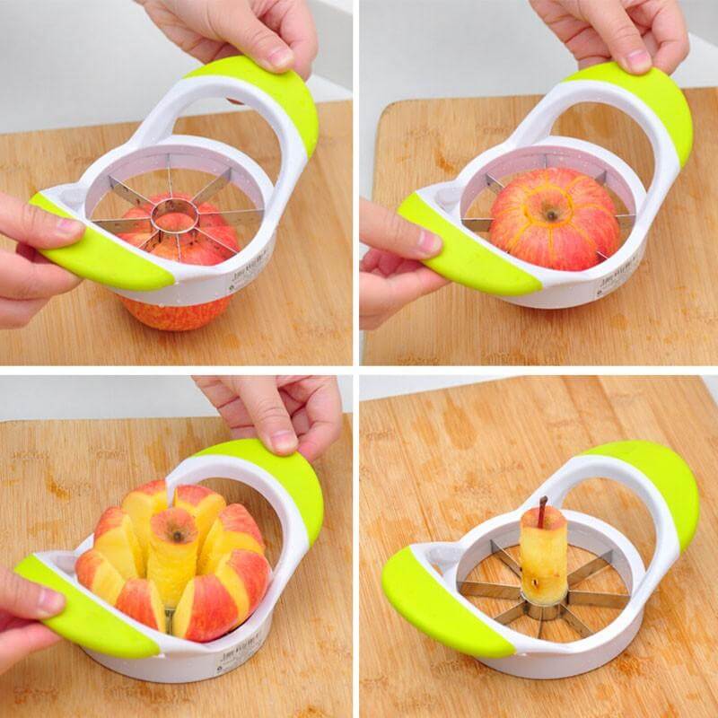 Fruit Slicer Stainless Steel 8-Section Apple Corer