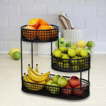Fruit Stand Multi-Tier Metal Countertop Organizer