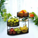 Fruit Stand Multi-Tier Metal Countertop Organizer