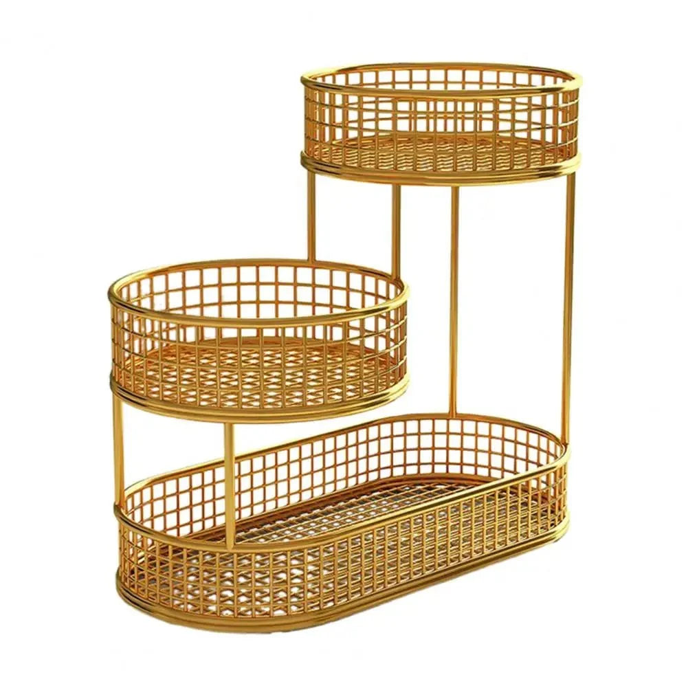 Fruit Stand Multi-Tier Metal Countertop Organizer