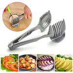 Fruit & Vegetable Slicer Clamp Design Safety Tongs