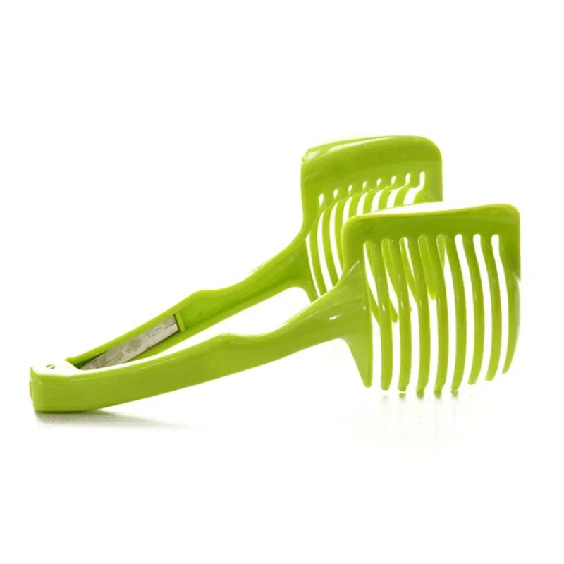Fruit & Vegetable Slicer Clamp Design Safety Tongs