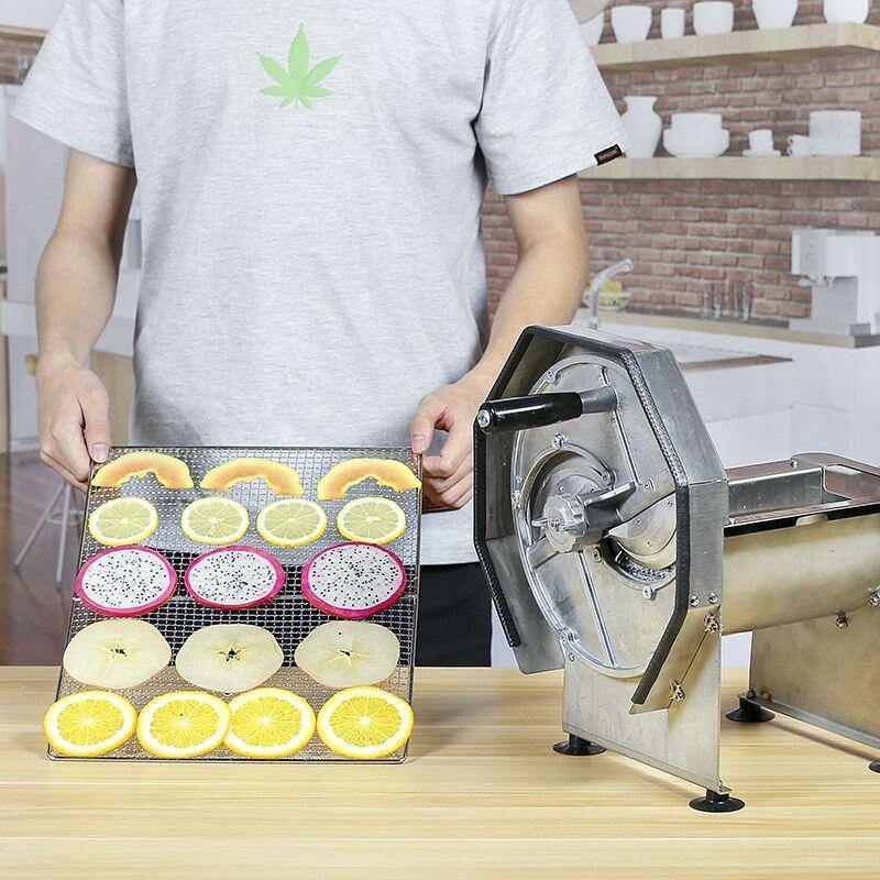 Fruit & Vegetable Slicer Stainless Steel Adjustable Thickness Compact