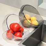 Fruit & Veggie Wash Basket Tilted Flow Fine Filter