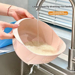 Fruit & Veggie Wash Basket Tilted Flow Fine Filter