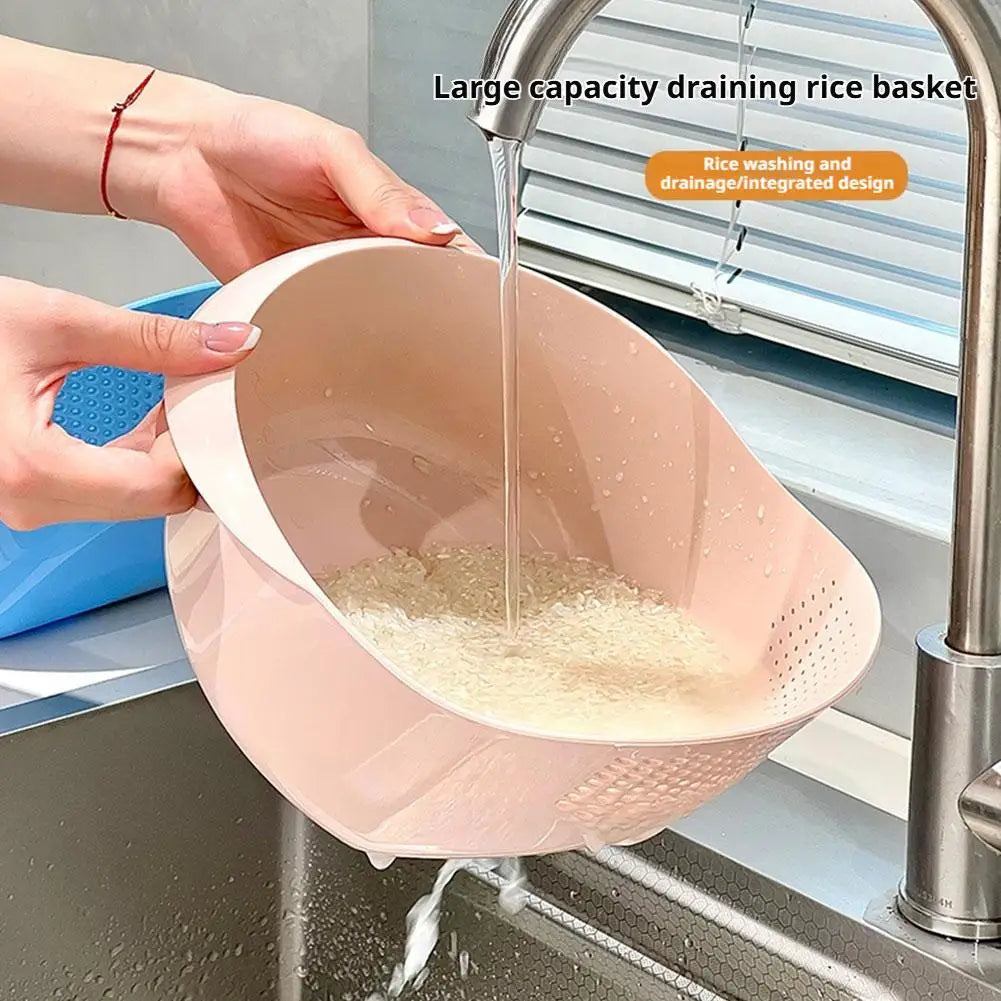 Fruit & Veggie Wash Basket Tilted Flow Fine Filter