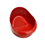 Fruit & Veggie Wash Basket Tilted Flow Fine Filter