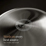 Frying Pan Hammered Titanium Naturally Nonstick PFAS-Free