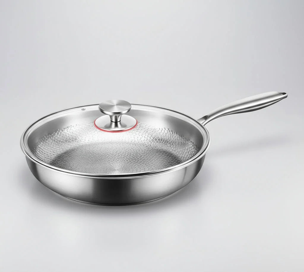 Frying Pan Pure Titanium Natural Non-Stick Induction Compatible