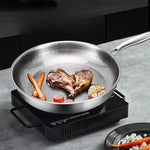 Frying Pan Pure Titanium Natural Non-Stick Induction Compatible