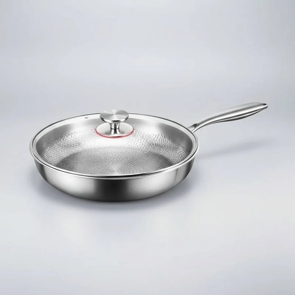 Frying Pan Pure Titanium Natural Non-Stick Induction Compatible
