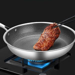 Frying Pan Stainless Steel Non-Stick All Cooktop Compatible