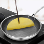 Frying Pan Stainless Steel Non-Stick All Cooktop Compatible
