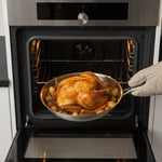 Frying Pan Stainless Steel Uncoated Multi-Stovetop Compatible