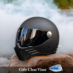 Full Face Motorcycle Helmet DOT ECE Approved Dark Visor