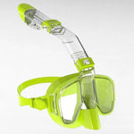 Full-Face Snorkel Mask Dry-Top Anti-Fog 180° Panoramic View