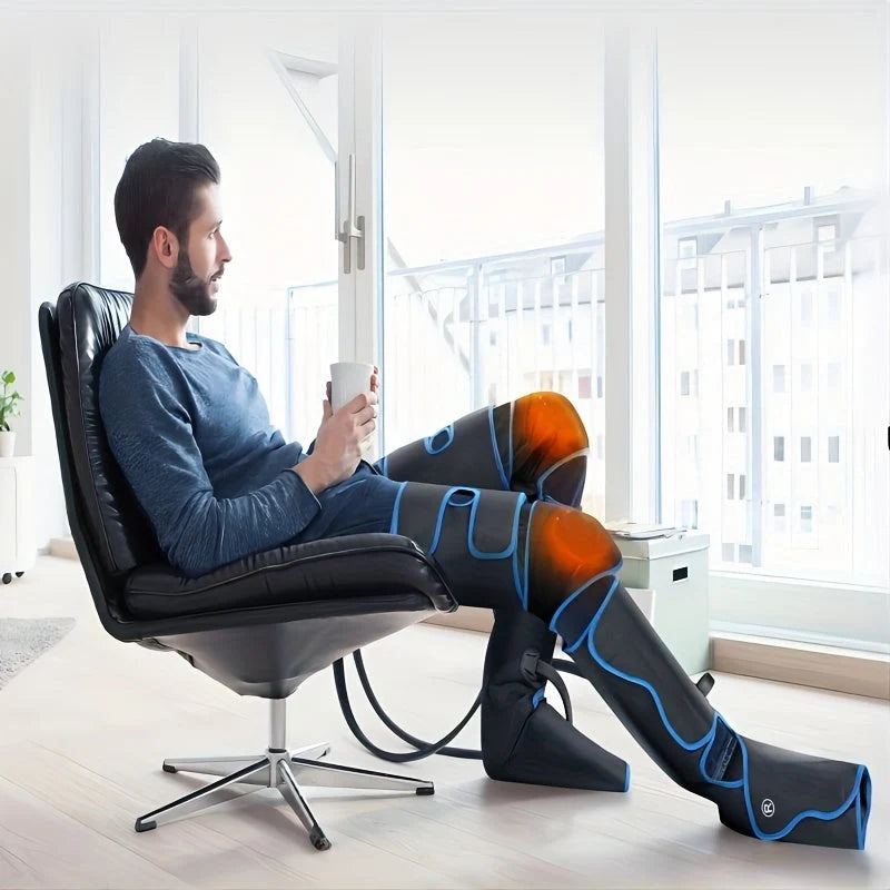 Full Leg Massager 360° Compression & Heat Remote Control