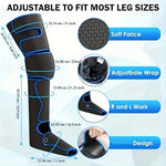 Full Leg Massager 360° Compression & Heat Remote Control