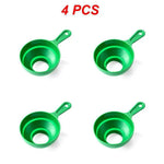 Funnel Folding Telescopic Food-Grade Silicone Anti-Scald Handle