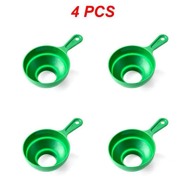 Funnel Folding Telescopic Food-Grade Silicone Anti-Scald Handle