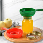 Funnel Folding Telescopic Food-Grade Silicone Anti-Scald Handle