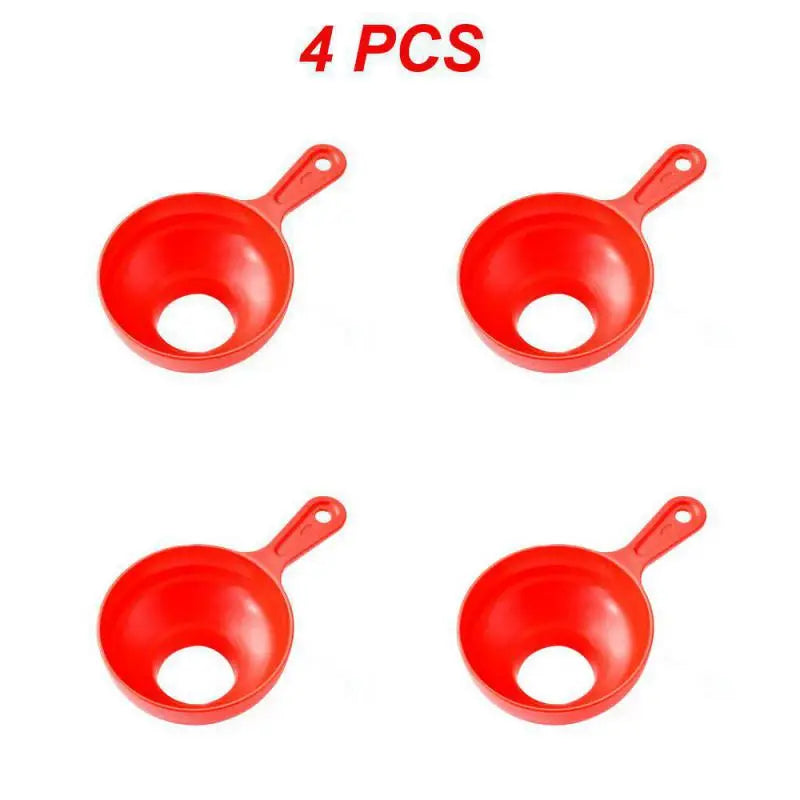 Funnel Folding Telescopic Food-Grade Silicone Anti-Scald Handle