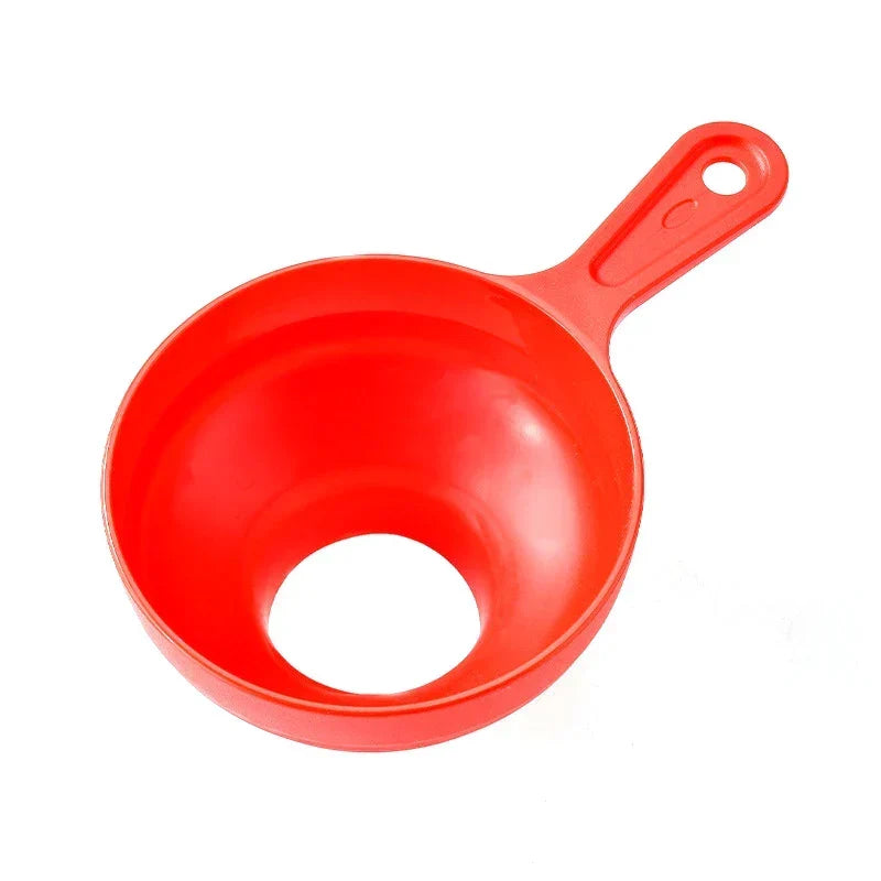 Funnel Folding Telescopic Food-Grade Silicone Anti-Scald Handle