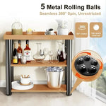 Furniture Feet with Swivel Wheels Floor Protection Set of 4