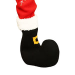 Furniture Leg Covers Santa Claus Durable Fabric Removable Cover