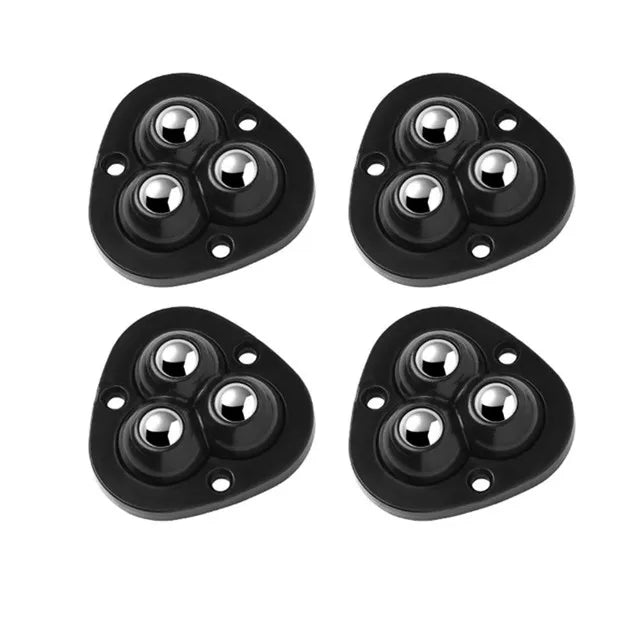 Furniture Mover Wheels Self-Adhesive 360° Rotation Set of 4