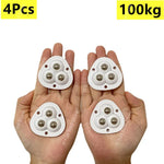 Furniture Mover Wheels Self-Adhesive 360° Rotation Set of 4