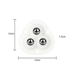 Furniture Mover Wheels Self-Adhesive 360° Rotation Set of 4
