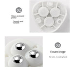 Furniture Mover Wheels Self-Adhesive 360° Rotation Set of 4