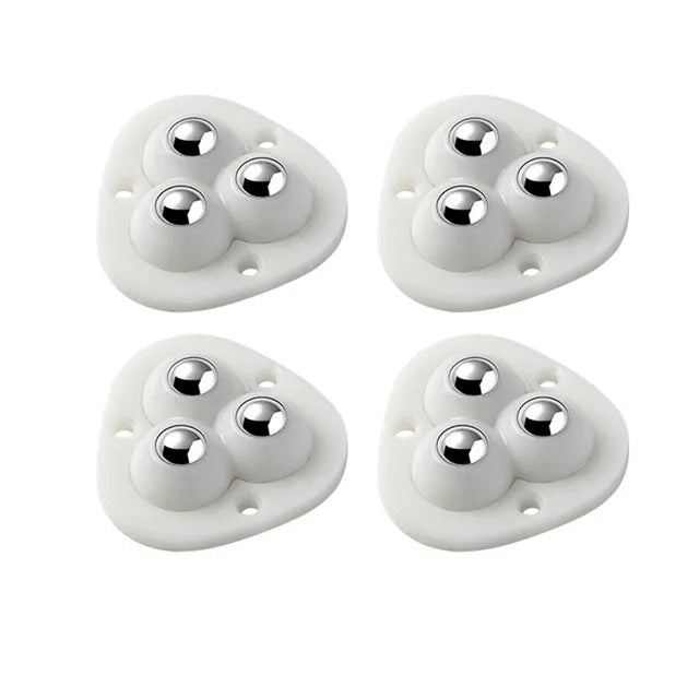 Furniture Mover Wheels Self-Adhesive 360° Rotation Set of 4
