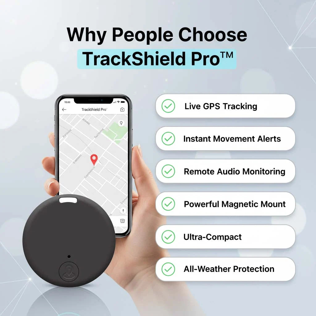 GPS Tracker Magnetic Mini Real-Time Location Alerts