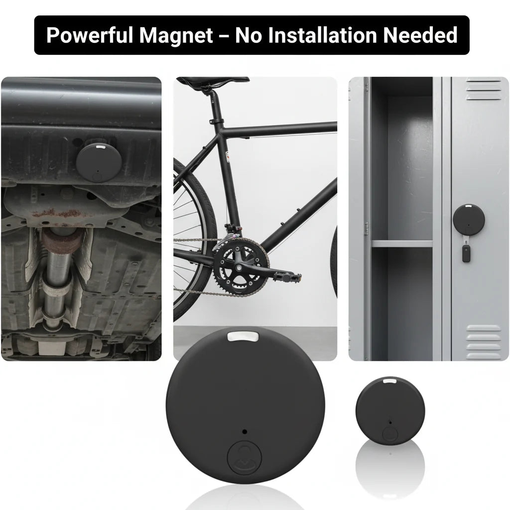 GPS Tracker Magnetic Real-Time Location & Motion Alerts