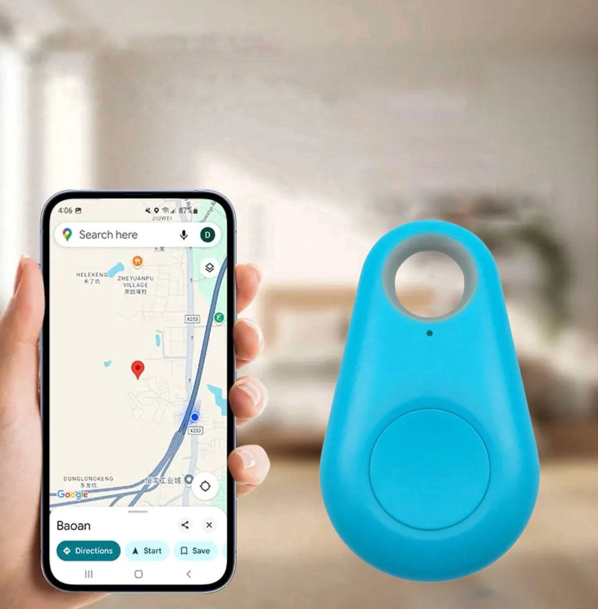 GPS Tracker Real-Time Location SOS Alerts Water-Resistant