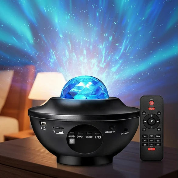 Galaxy Projector Bluetooth Speaker Rechargeable Remote Control