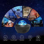 Galaxy Projector Bluetooth Speaker Rechargeable Remote Control