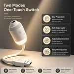 Galaxy Projector Star & Aurora Effects Dimmable USB Powered